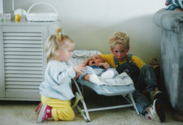 Nickey, Natasja en baby Daan