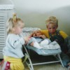 Nickey, Natasja en baby Daan